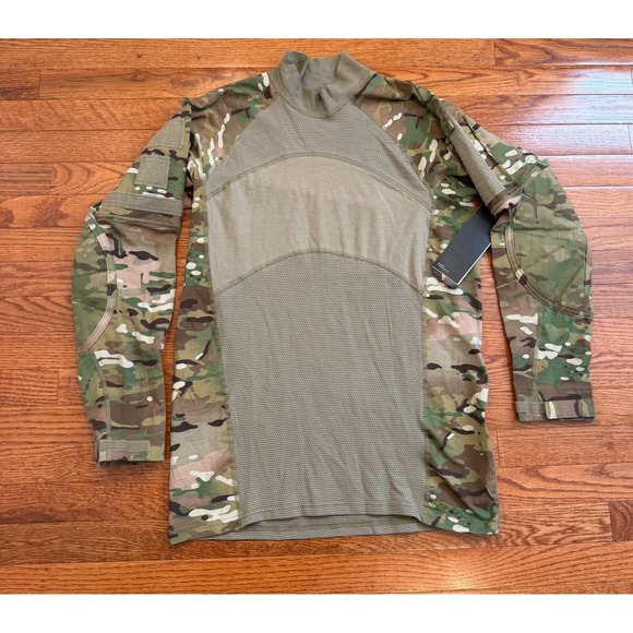 Massif Other - Massif Army Combat Shirt Large Flame Resistant Multicam Full Throttle NYC Logo